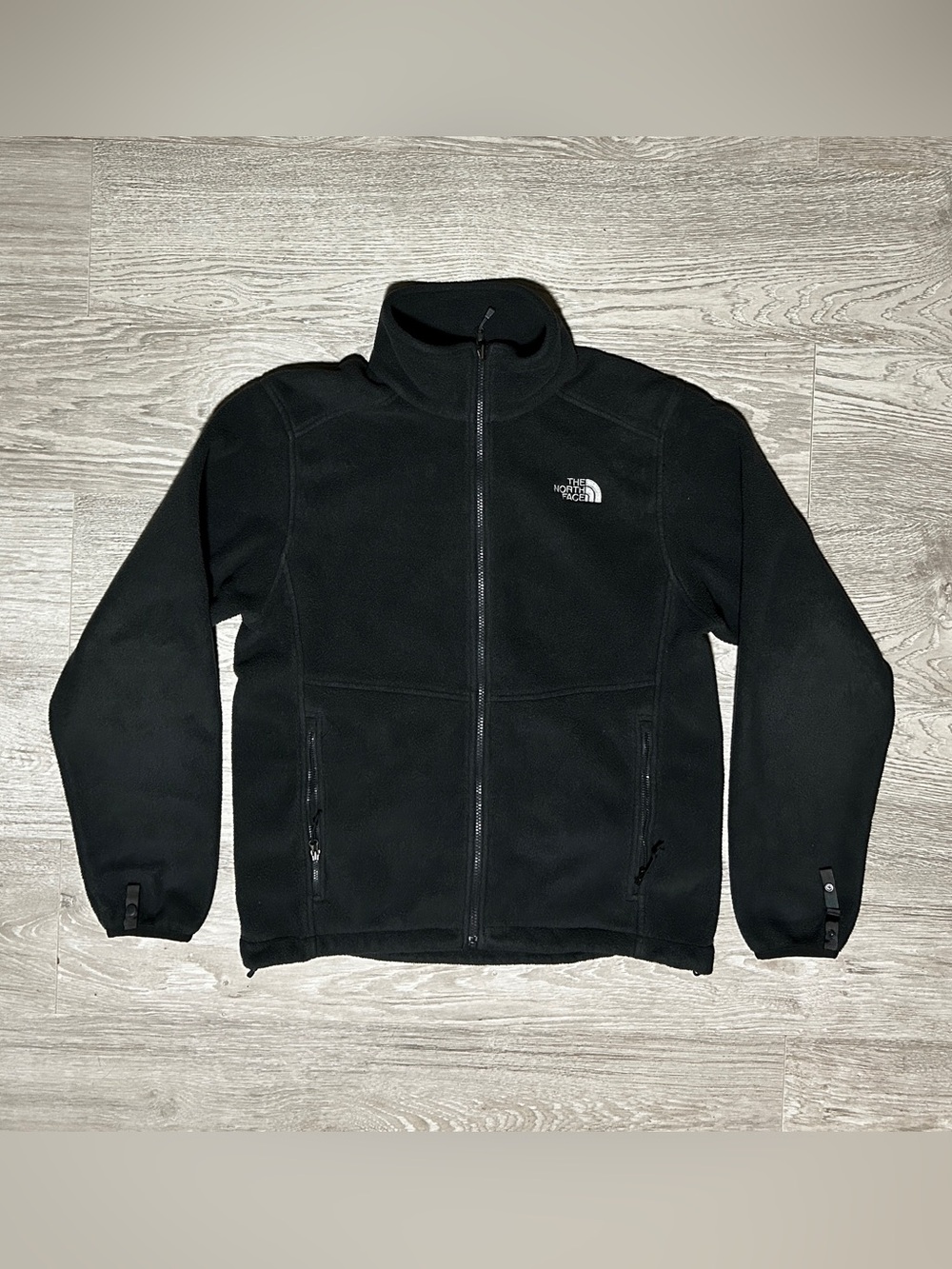 The North Face Dark Grey Mens Full-Zip Fleece Jacket